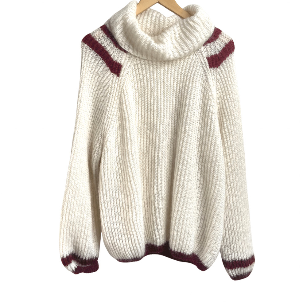 NEW Burton of London Mohair Blend Cowl Neck Sweater Large